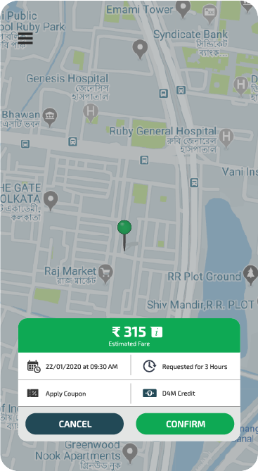 Background verified Driver on hire for private cars